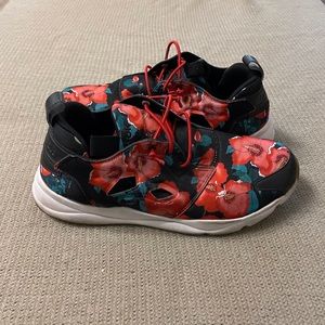 Floral Reebok Shoes